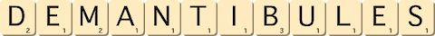 demantibules demantibules