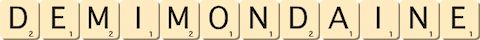 demi-mondaine demi-mondaine