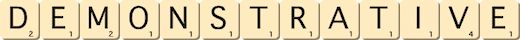 demonstrative demonstrative