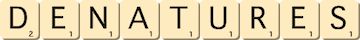 denatures denatures