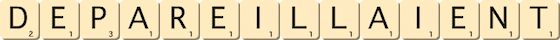 depareillaient