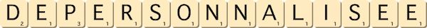 depersonnalisee