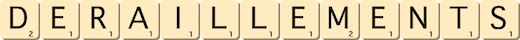deraillements deraillements