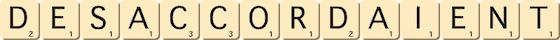 desaccordaient desaccordaient