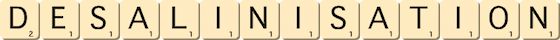 desalinisation