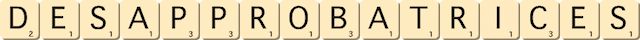 desapprobatrices desapprobatrices