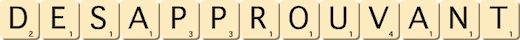 desapprouvant desapprouvant