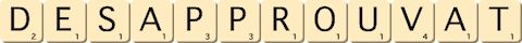 desapprouvat