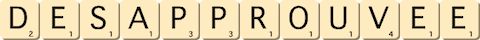 desapprouvee