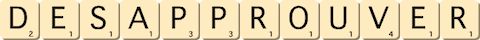 desapprouver desapprouver