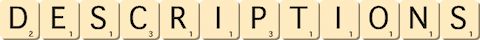 descriptions descriptions