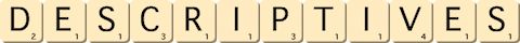 descriptives descriptives