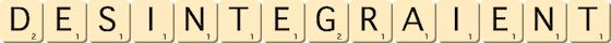 desintegraient desintegraient
