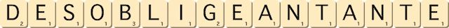 desobligeant--ante
