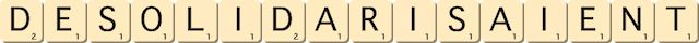 desolidarisaient
