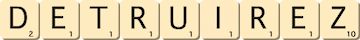 detruirez detruirez