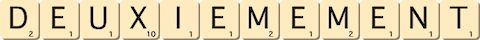 deuxiemement deuxiemement