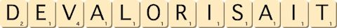 devalorisait