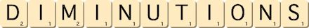 diminutions
