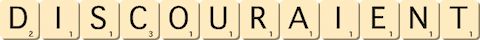 discouraient discouraient