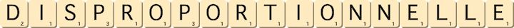 disproportionnelle