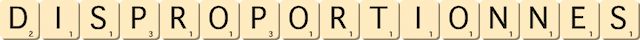 disproportionnes