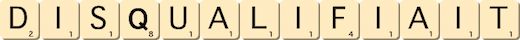 disqualifiait