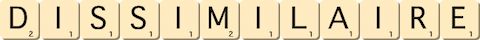 dissimilaire