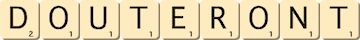 douteront douteront