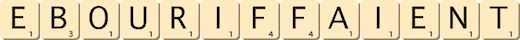ebouriffaient