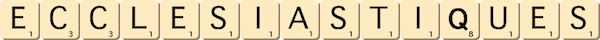 ecclesiastiques ecclesiastiques