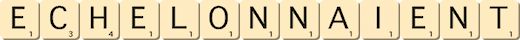 echelonnaient
