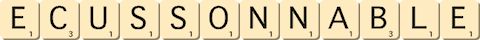 ecussonnable
