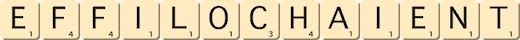 effilochaient effilochaient