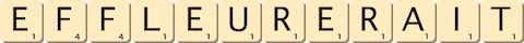 effleurerait effleurerait
