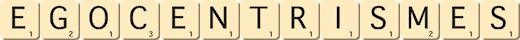 egocentrismes egocentrismes