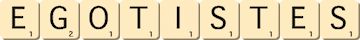 egotistes egotistes