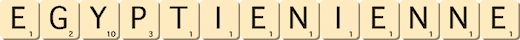 egyptien--ienne