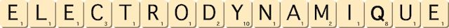 electrodynamique electrodynamique