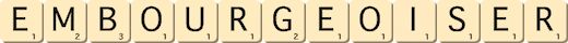 embourgeoiser