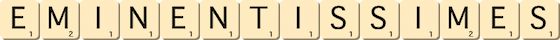 eminentissimes eminentissimes