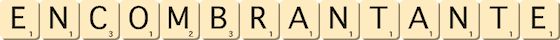 encombrant--ante