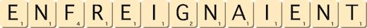 enfreignaient enfreignaient