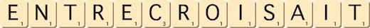 entrecroisait entrecroisait