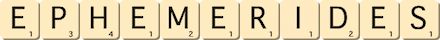 ephemerides