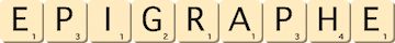 epigraphe epigraphe