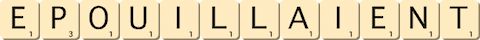 epouillaient