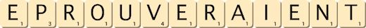 eprouveraient eprouveraient