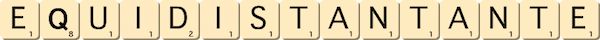 equidistant--ante