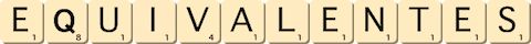 equivalentes equivalentes